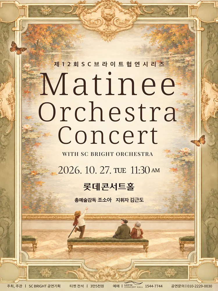 제12회 SC브라이트 협연시리즈, Matinee Orchestra Concert with SC BRIGHT ORCHESTRA 포스터