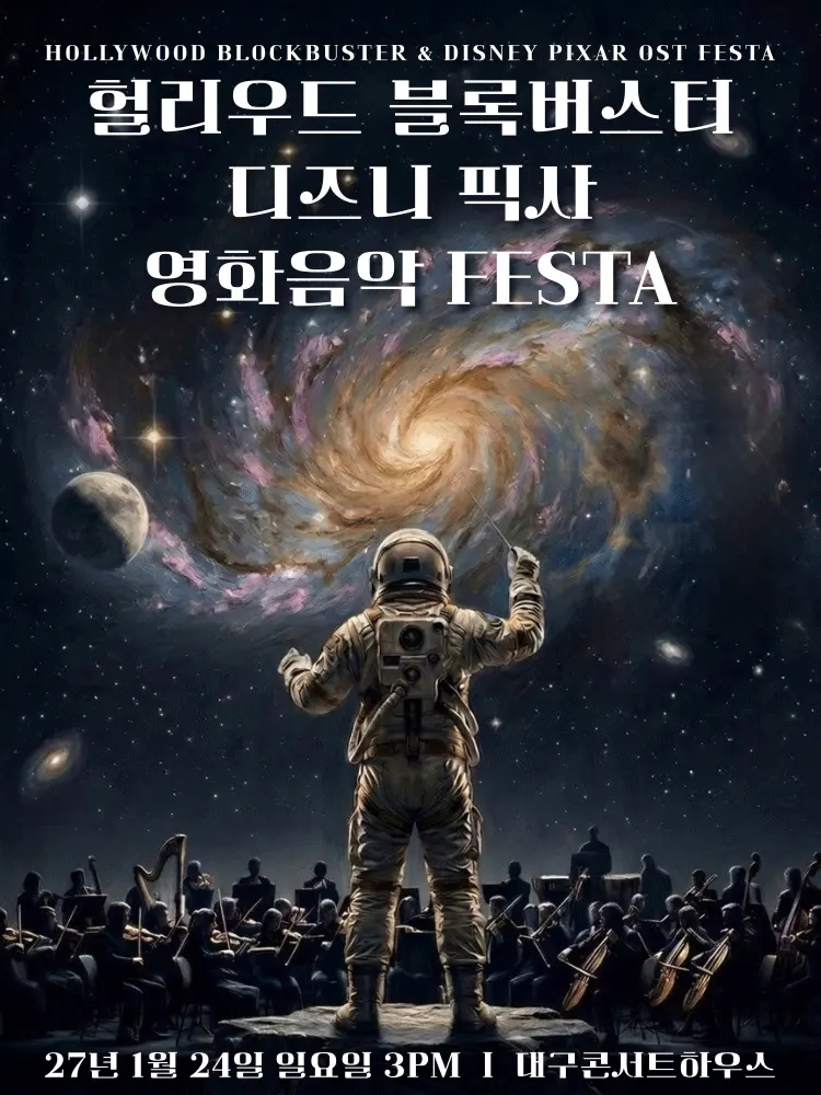 헐리우드 블록버스터 & 디즈니 픽사 영화음악 FESTA [대구] 포스터