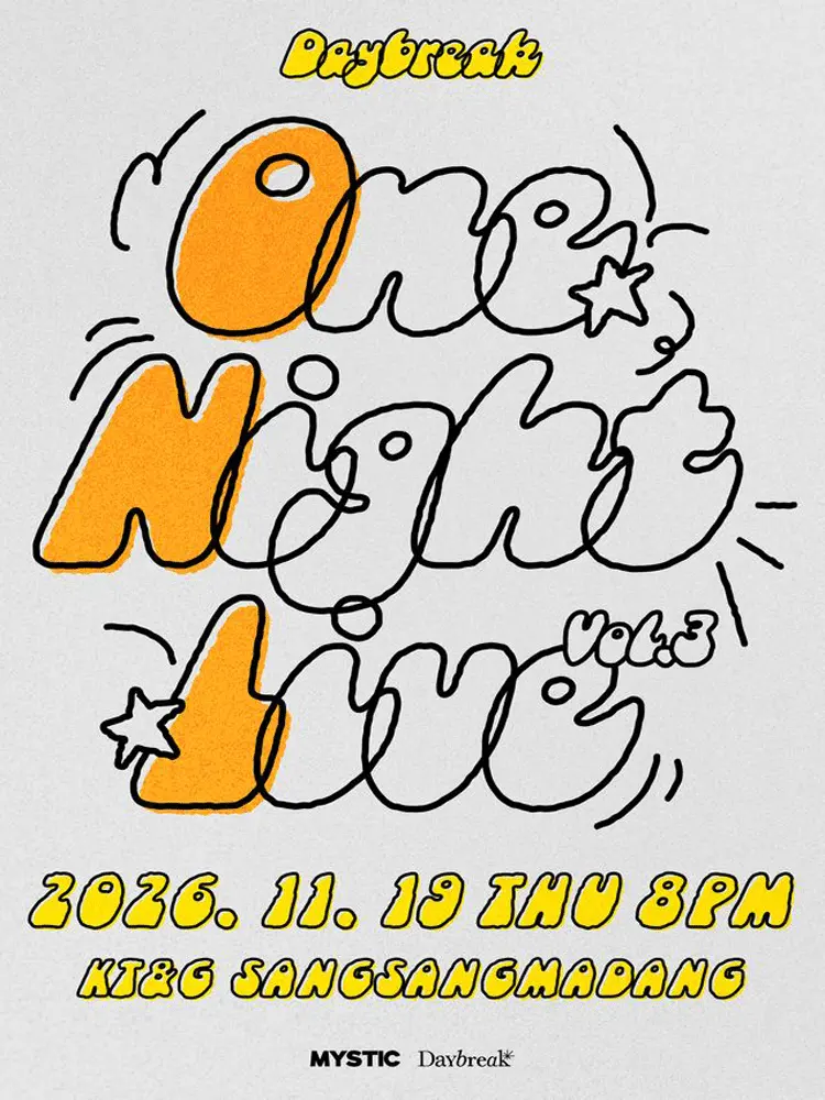 Daybreak, ONE NIGHT LIVE: ONL Vol.3 포스터
