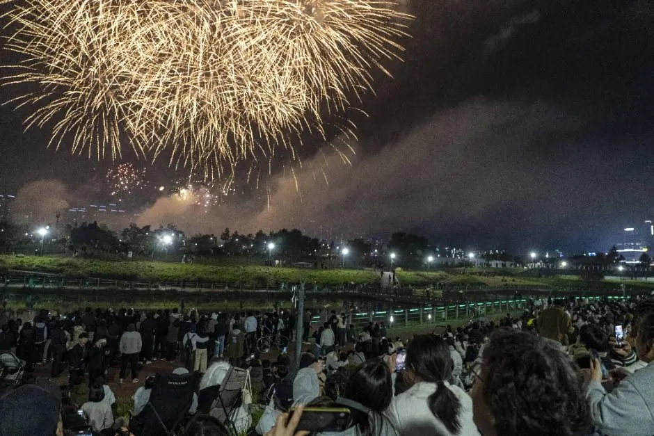 운정호수공원 불꽃축제 포스터