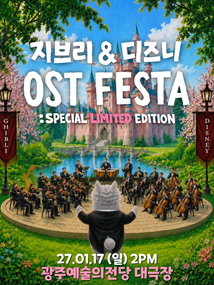 지브리 & 디즈니 영화음악 FESTA [전남 광주] 포스터