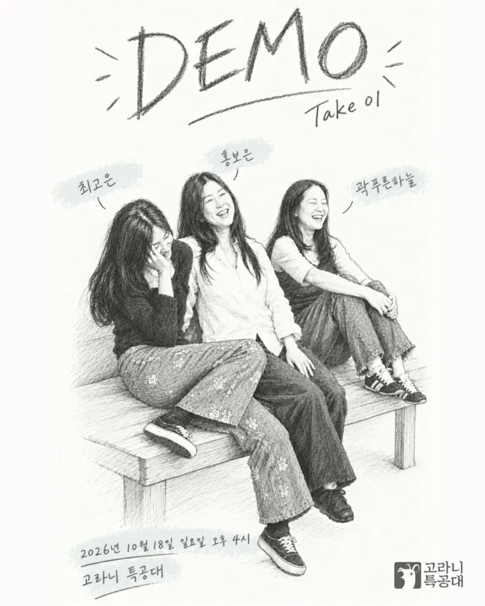 EARS-UP DEMO, take 01: 최고은 & 홍보은 & 곽푸른하늘 포스터