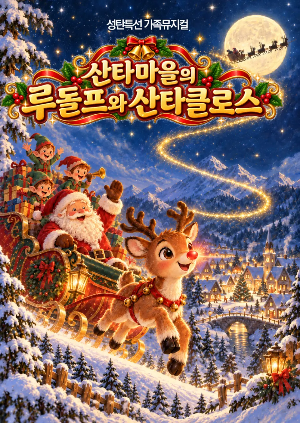산타마을의 루돌프와 산타클로스 [진주] 포스터