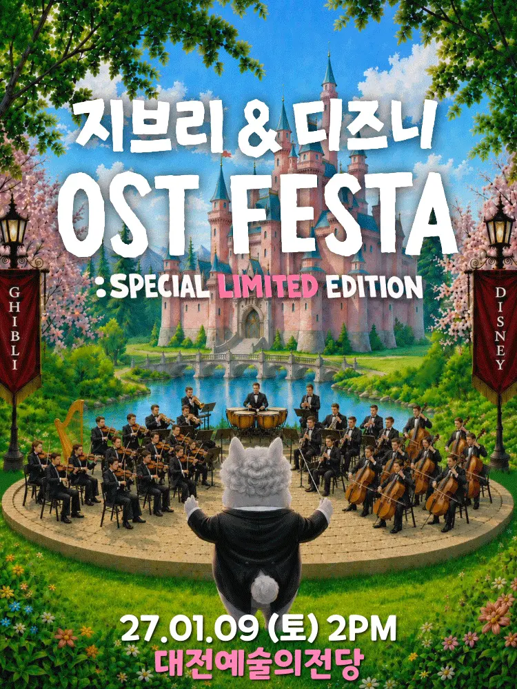 지브리 & 디즈니 영화음악 FESTA [대전] 포스터